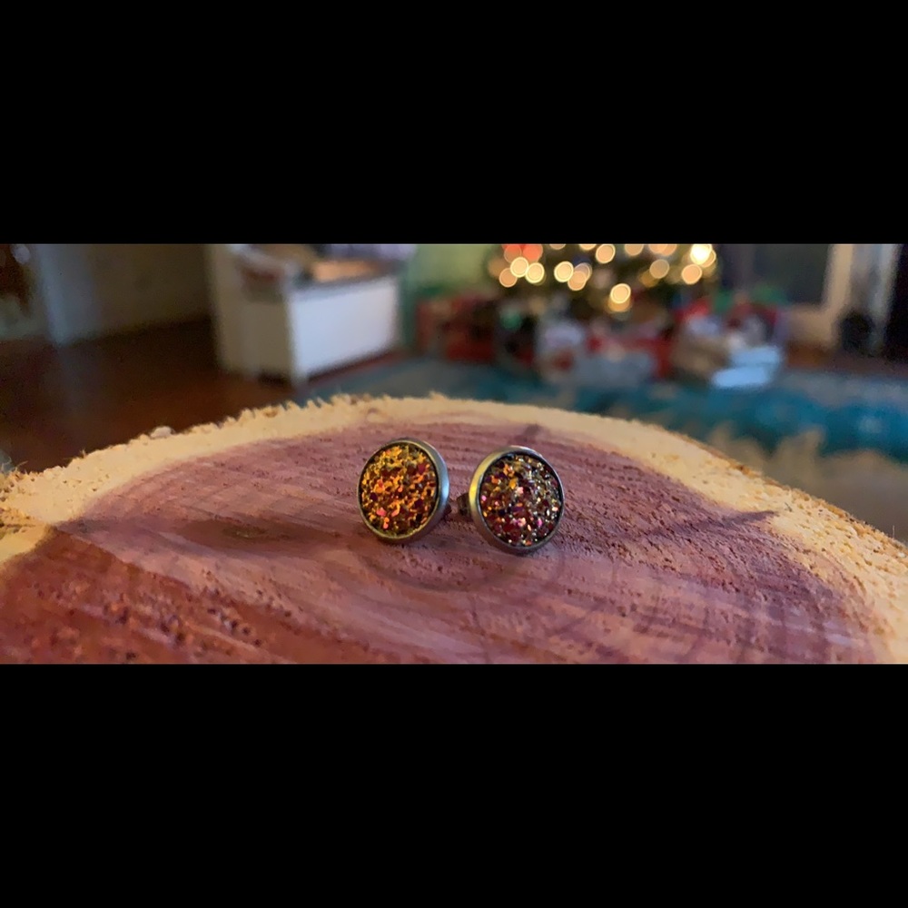 Druzy earrings